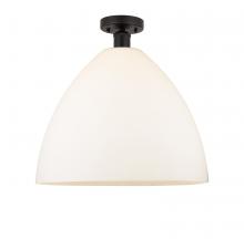  616-1F-OB-GBD-161 - Bristol - 1 Light - 16 inch - Oil Rubbed Bronze - Semi-Flush Mount