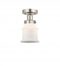 Innovations Lighting 616-1F-SN-G181S - Small Canton 1 Light Semi-Flush Mount