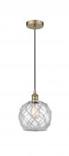 Innovations Lighting 616-1P-AB-G122-8RW - Edison Antique Brass Multi Pendant