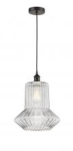  616-1P-OB-G212 - Springwater - 1 Light - 12 inch - Oil Rubbed Bronze - Cord hung - Mini Pendant