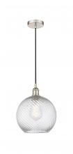 Innovations Lighting 616-1P-PN-G1214-10 - Athens Twisted Swirl Mini Pendant