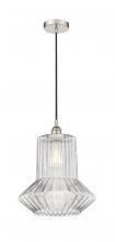  616-1P-PN-G212 - Springwater - 1 Light - 12 inch - Polished Nickel - Cord hung - Mini Pendant