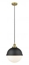 Innovations Lighting 616-1PH-BB-HFS-121-BK - Edison - 1 Light - 13 inch - Brushed Brass - Mini Pendant