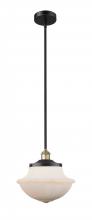  616-1S-BAB-G541 - Oxford - 1 Light - 12 inch - Black Antique Brass - Cord hung - Mini Pendant