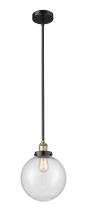 Innovations Lighting 616-1SH-BAB-G204-10 - Beacon - 1 Light - 10 inch - Black Antique Brass - Cord hung - Mini Pendant