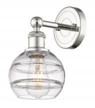 Innovations Lighting 616-1W-PN-G556-6CL - Rochester - 1 Light - 6 inch - Polished Nickel - Sconce