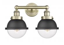 Innovations Lighting 616-2W-AB-HFS-62-BK - Edison Antique Brass Bath Vanity Light