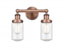 Innovations Lighting 616-2W-AC-G314 - Dover Antique Copper Bath Vanity Light