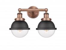 Innovations Lighting 616-2W-AC-HFS-62-BK - Edison Antique Copper Bath Vanity Light