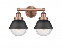 Innovations Lighting 616-2W-AC-HFS-64-BK - Edison Antique Copper Bath Vanity Light