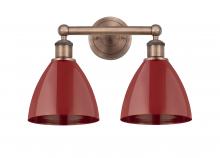 Innovations Lighting 616-2W-AC-MBD-75-RD - Edison Antique Copper Bath Vanity Light