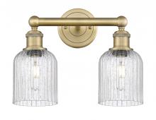  616-2W-BB-G559-5SDY - Bridal Veil - 2 Light - 14 inch - Brushed Brass - Bath Vanity Light