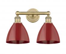 Innovations Lighting 616-2W-BB-MBD-75-RD - Edison Brushed Brass Bath Vanity Light