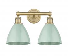 Innovations Lighting 616-2W-BB-MBD-75-SF - Edison Brushed Brass Bath Vanity Light