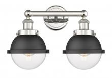 Innovations Lighting 616-2W-PN-HFS-62-BK - Edison Polished Nickel Bath Vanity Light