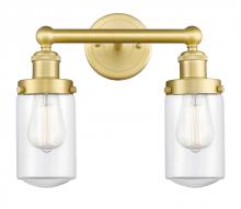 Innovations Lighting 616-2W-SG-G312 - Dover Satin Gold Bath Vanity Light