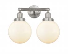 Innovations Lighting 616-2W-SN-G201-8 - Beacon Bath Vanity Light