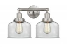  616-2W-SN-G72 - Bell - 2 Light - 17 inch - Brushed Satin Nickel - Bath Vanity Light