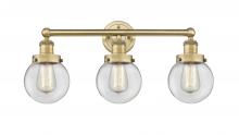 Innovations Lighting 616-3W-BB-G202-6 - Beacon - 3 Light - 24 inch - Brushed Brass - Bath Vanity Light