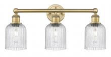  616-3W-BB-G559-5SDY - Bridal Veil - 3 Light - 23 inch - Brushed Brass - Bath Vanity Light