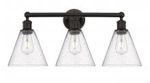 Innovations Lighting 616-3W-OB-GBC-84 - Berkshire - 3 Light - 26 inch - Oil Rubbed Bronze - Bath Vanity Light