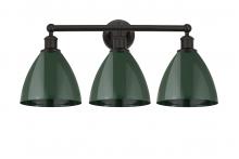 Innovations Lighting 616-3W-OB-MBD-75-GR - Plymouth - 3 Light - 26 inch - Oil Rubbed Bronze - Bath Vanity Light