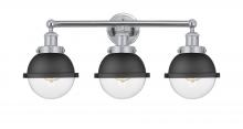 Innovations Lighting 616-3W-PC-HFS-62-BK - Edison Polished Chrome Bath Vanity Light