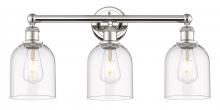 Innovations Lighting 616-3W-PN-G558-6CL - Bella - 3 Light - 24 inch - Polished Nickel - Bath Vanity Light