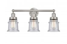 Innovations Lighting 616-3W-SN-G184S - Small Canton 3 Light Bath Vanity Light