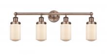 Innovations Lighting 616-4W-AC-G311 - Dover Antique Copper Bath Vanity Light