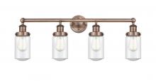 Innovations Lighting 616-4W-AC-G314 - Dover Antique Copper Bath Vanity Light