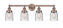 Innovations Lighting 616-4W-AC-G54 - Cone Antique Copper Bath Vanity Light