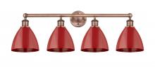 Innovations Lighting 616-4W-AC-MBD-75-RD - Edison Antique Copper Bath Vanity Light