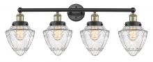 Innovations Lighting 616-4W-BAB-G664-7 - Bullet - 4 Light - 33 inch - Black Antique Brass - Bath Vanity Light