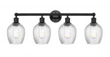 Innovations Lighting 616-4W-BK-G292 - Salina - 4 Light - 33 inch - Matte Black - Bath Vanity Light