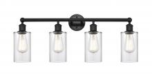 Innovations Lighting 616-4W-BK-G802 - Clymer Bath Vanity Light