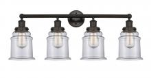 Innovations Lighting 616-4W-OB-G182 - Canton - 4 Light - 33 inch - Oil Rubbed Bronze - Bath Vanity Light