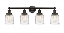  616-4W-OB-G513 - Bell - 4 Light - 32 inch - Oil Rubbed Bronze - Bath Vanity Light