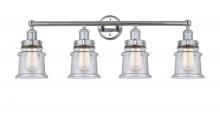 Innovations Lighting 616-4W-PC-G184S - Canton - 4 Light - 32 inch - Polished Chrome - Bath Vanity Light