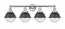 Innovations Lighting 616-4W-PC-HFS-64-BK - Edison Polished Chrome Bath Vanity Light