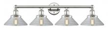 Innovations Lighting 616-4W-PN-G132 - Orwell - 4 Light - 35 inch - Polished Nickel - Bath Vanity Light