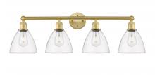 Innovations Lighting 616-4W-SG-GBD-752 - Bristol - 4 Light - 35 inch - Satin Gold - Bath Vanity Light