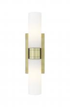 Innovations Lighting 617-2W-AB-G617-11SWH - Ballston Urban Antique Brass Bath Vanity Light