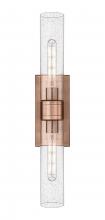 Innovations Lighting 617-2W-AC-G617-11SDY - Ballston Urban Antique Copper Bath Vanity Light