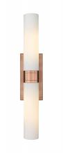 Innovations Lighting 617-2W-AC-G617-11SWH - Ballston Urban Antique Copper Bath Vanity Light