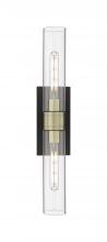 Innovations Lighting 617-2W-BAB-G617-11CL - Ballston Urban Black Antique Brass Bath Vanity Light