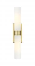 Innovations Lighting 617-2W-BB-G617-11SWH - Ballston Urban Brushed Brass Bath Vanity Light