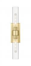 Innovations Lighting 617-2W-SG-G617-11CL - Ballston Urban Satin Gold Bath Vanity Light