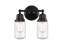 Innovations Lighting 623-2W-BK-G314 - Dover - 2 Light - 13 inch - Matte Black - Bath Vanity Light