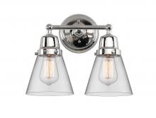 Innovations Lighting 623-2W-PC-G62 - Cone - 2 Light - 14 inch - Polished Chrome - Bath Vanity Light